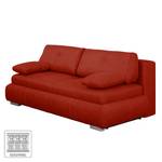 Boxspring-Schlafsofa Manton Webstoff Rot