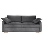 Canapé convertible boxspring Runcorn Aspect cuir vieilli - Graphite