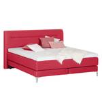 Boxspring Almade geweven stof - Rood - 180 x 200cm