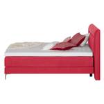 Boxspring Almade geweven stof - Rood - 180 x 200cm