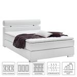 Boxspringbett Anello Kunstleder Weiß - 160 x 200cm - H3