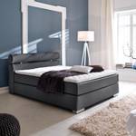 Boxspringbett Anello Kunstleder Schwarz - 160 x 200cm - H3