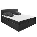 Lit boxspring Ansley (avec surmatelas) Tissu - 140 x 200cm