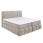 Boxspring Arville micro-velours - Beige