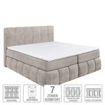 Boxspring Arville micro-velours - Beige