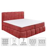 Boxspring Arville micro-velours - Rood