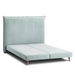 Lit boxspring Avellino I Tissu - 140 x 200cm - D2 souple