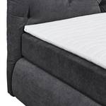 Boxspring Bannon micro-velours - Antraciet