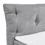 Boxspringbett Bannon Microvelours - Grau