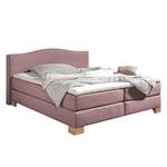 Boxspring Bottna structuurstof - Oud pink - 200 x 200cm - Ton-pocketveringmatras - H3 medium