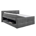 Boxspring Capilla structuurstof - Antraciet