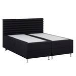 Boxspringbett Cordova inklusive Topper - Strukturstoff Anthrazit - Boxspringbett Cordova - inklusive Topper - Strukturstoff Anthrazit