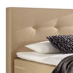 Boxspring Deluxe Night geweven stof - Ecrú - 100 x 200cm - H3 medium