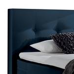 Boxspringbett Diamond Night Webstoff - Dunkelblau - 160 x 200cm - H2