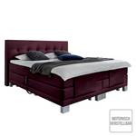 Boxspring Brilliant Night geweven stof - Braamkleurig - 160 x 200cm - H2 zacht