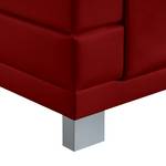 Lit boxspring Diamond Night Tissu - Rouge - 160 x 200cm - D2 souple