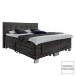 Boxspring Brilliant Night geweven stof - Grijs - 160 x 200cm - H3 medium