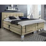 Boxspring Brilliant Night geweven stof - Beige - 180 x 200cm - H2 zacht