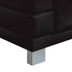 Lit boxspring Diamond Night Textile écru 180 x 200 cm - Noir - 180 x 200cm - D3 medium