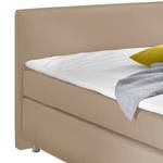 Boxspringbett Frimley (inkl. Topper) Webstoff - Beige