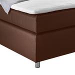 Boxspringbett Frimley (inkl. Topper) Webstoff - Braun