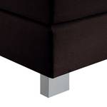 Lit boxspring Golden Night Textile noir 180 x 200 cm - Marron - 140 x 200cm - D2 souple