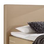 Lit boxspring Golden Night Textile noir 180 x 200 cm - Ecru - 160 x 200cm - D3 medium