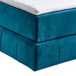 Boxspringbett Gowan Microvelours - Petrol