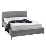 Lit boxspring Hyden Look vintage - Gris - 180 x 200cm