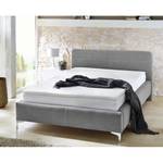 Lit boxspring Hyden Look vintage - Gris - 180 x 200cm