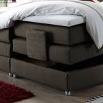 Boxspringbett Jamana motorisch verstellbar - inkl. Topper - Webstoff - Havanna