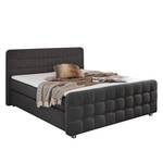 Boxspringbett Joy Grau / Braun