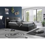 Lit boxspring Juara Microfibre - Noir