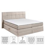 Boxspring Judson geweven stof - Beige