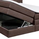 Boxspringbett Judson Webstoff - Braun