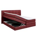 Boxspringbett Judson Webstoff - Weinrot