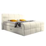 Lit capitonné Kama Avec surmatelas Tissu - Beige