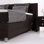 Boxspringbett Kendrick inkl. Topper - Dunkelbraun - 90 x 200cm - H3