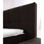 Boxspringbett Kendrick inkl. Topper - Dunkelbraun - 180 x 200cm - H3