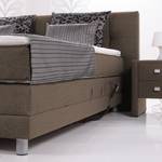 Boxspringbett Kendrick inkl. Topper - Braun - 200 x 200cm - H3