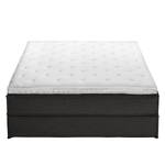 Lit boxspring Kinx Tissu - Tissu KINX : Anthracite - 180 x 220cm - D2 souple - Sans