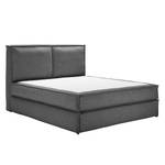 Lit boxspring Kinx Tissu - Tissu KINX : Anthracite - 160 x 220cm - 130 cm