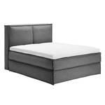 Lit boxspring Kinx Tissu - Tissu KINX : Anthracite - 160 x 220cm - 130 cm