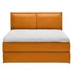 Lit boxspring Kinx Tissu - Tissu KINX : Orange - 140 x 220cm - 130 cm