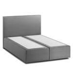 Boxspringbett KiYDOO I Strukturstoff Hellanthrazit - 140 x 200cm