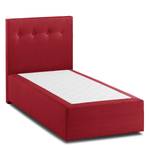 Boxspringbett KiYDOO II Strukturstoff Rot - 90 x 200cm