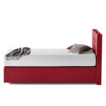 Boxspringbett KiYDOO II Strukturstoff Rot - 90 x 200cm