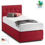 Boxspringbett KiYDOO II Strukturstoff Rot - 90 x 200cm