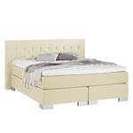 Lit boxspring Loimaa Tissu - Ecru - 200 x 200cm