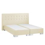 Lit boxspring Loimaa Tissu - Ecru - 140 x 200cm